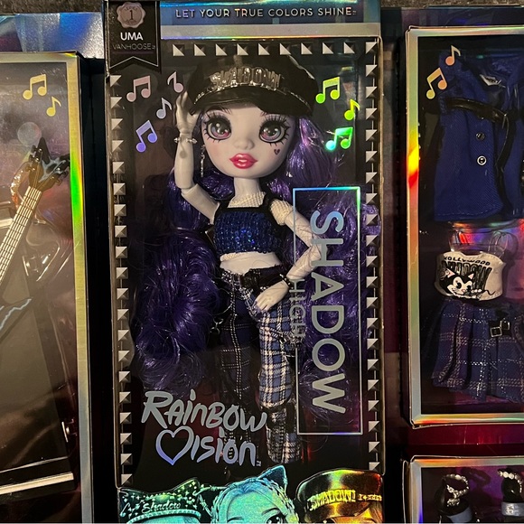 **SOLD** Rainbow Vision Shadow High Uma Van Hoose Neon Blue Doll - Picture 4 of 7